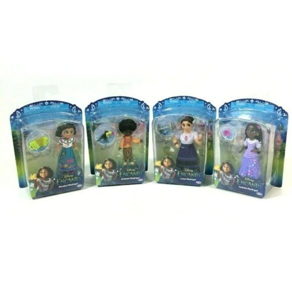Disney Encanto Figure And Accessories 4 Pack 3" Mirabel Isabela Antonio Luisa - Picture 2 of 12